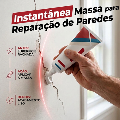 🔥50% DE DESCONTO AGORA! Pasta de reparação de parede antibacteriana, repara fendas e buracos 🧱✨✅💥