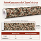 Rolo de papel de embrulho de presente de animais da floresta de Natal para presentes de férias e embalagens festivas