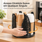 ☕ Organizador de Copos Giratório 360° – Carrossel de Armazenamento de Balcão com 4 Compartimentos