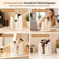 ☕ Organizador de Copos Giratório 360° – Carrossel de Armazenamento de Balcão com 4 Compartimentos