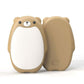Conjunto com 2 aquecedores de mãos magnéticos recarregáveis em formato de urso
