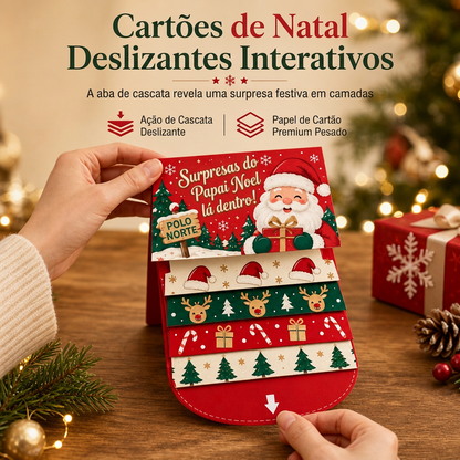 🎄 CARTÃO DE FELICITAÇÕES DE NATAL EXTRAÍVEL ⚡