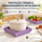 📢📢 50% DE DESCONTO! ⏰ Porta-pratos magnético de silicone 🍳🧲 | Porta-pratos dobrável e pequena bandeja de cozinha
