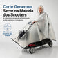🌧️ Cobertor de Chuva para Scooter Motorizada – Dossel de PVC Impermeável de Cobertura Total