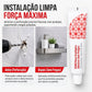 🏠 MONTERA FIXA, ESTÁVEL E SEM FUROS – Perfeito para prateleiras, suportes e acessórios de banheiro – Cola adesiva extra forte à prova d'água e de secagem rápida sem pregos